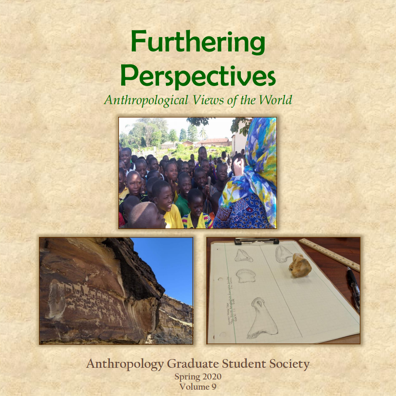 Journal cover of Furthering Perspectives, Volume 9 (2020)