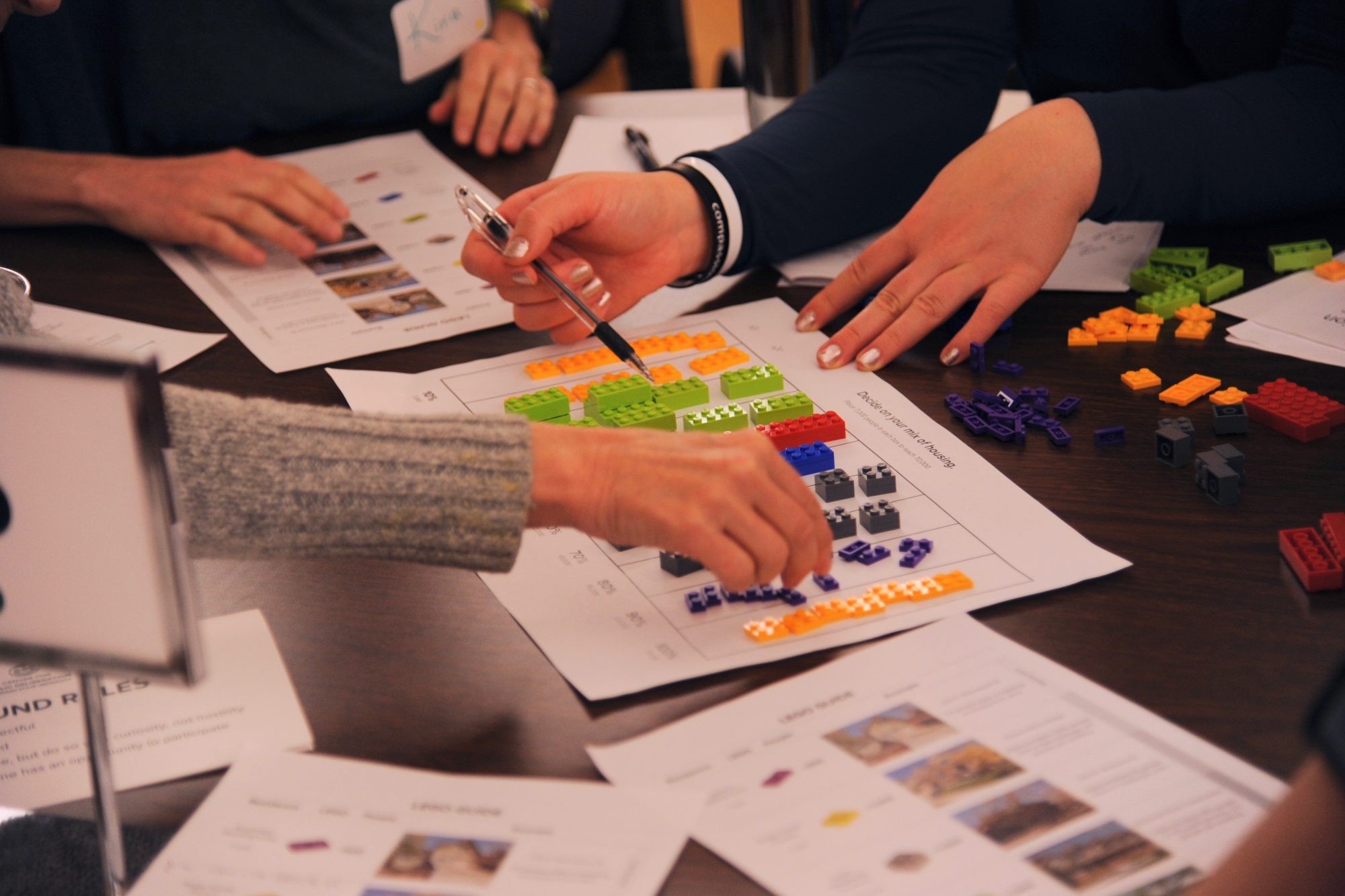 Lego Build Out Hands - Center for Public Deliberation
