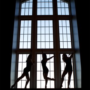 Three Dancers in Window Promotional Photo