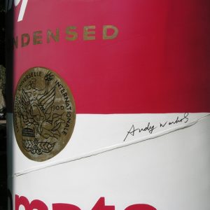 Andy Warhol Signature on UCA Campbell's Can
