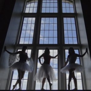 Capstone 2013 Dancers in window pictured