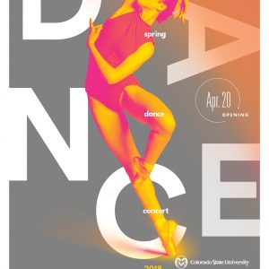 Spring Dance Concert 2018 Promotional Poster