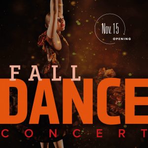 Fall Dance Concert 2019 promotional poster