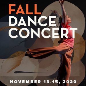 Fall 2020 Dance Concert promotional poster