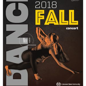 Fall Dance Concert publicity poster