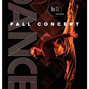2026 Fall Dance Concert Promotional Poster