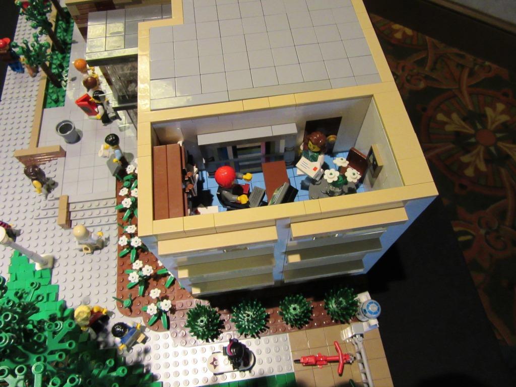 Louann's office, in Legos