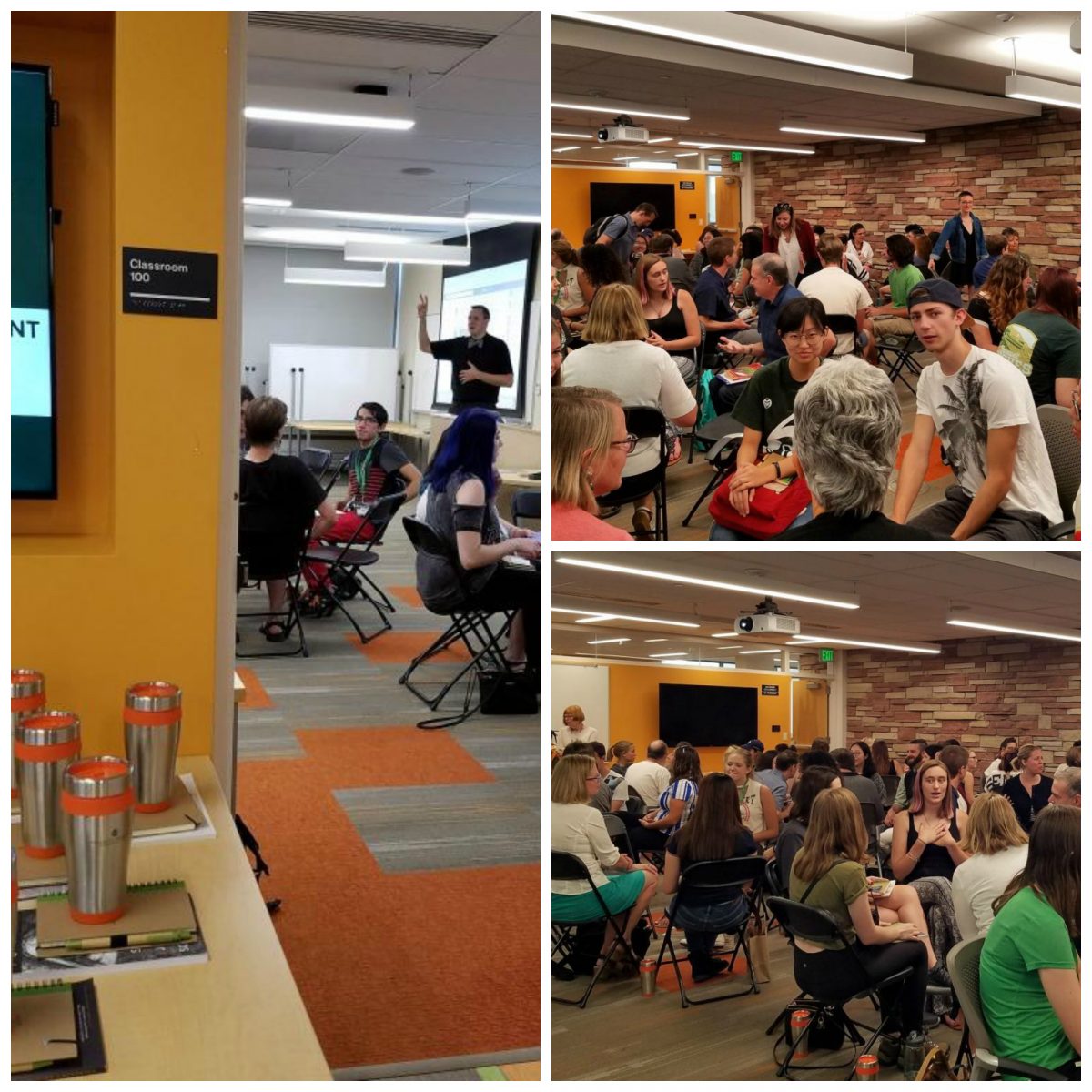 Collage of new English majors