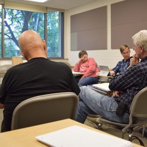 Veterans Writing Workshop in session