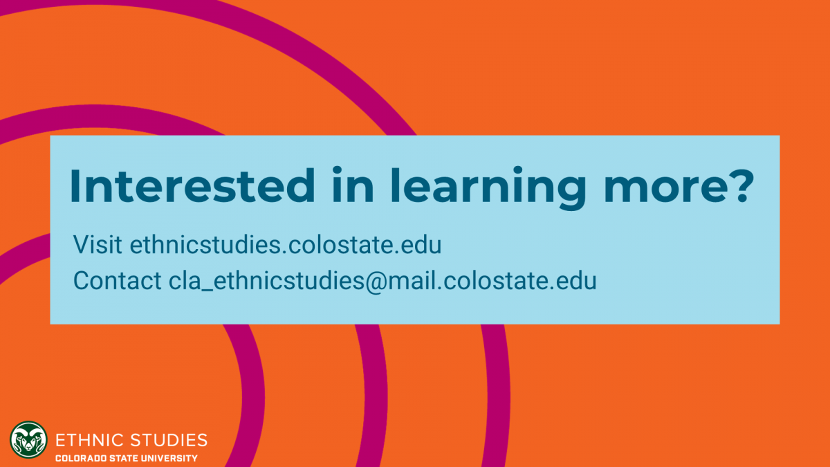 Slide6 Ethnic Studies Colorado State University