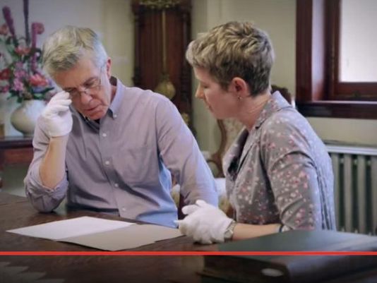 Television personality Tom Bergeron and CSU history professor Dr. Ann Little