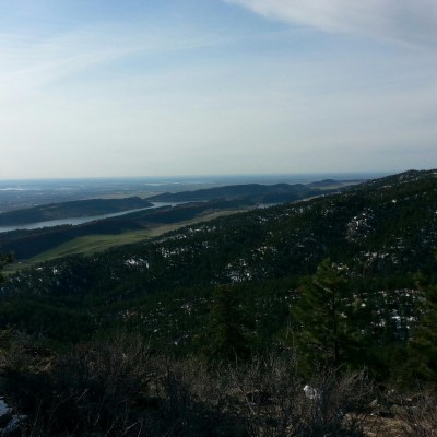 Horsetooth Reservoir in early spring