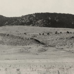 Historical view of the foothills outside Fort Collins