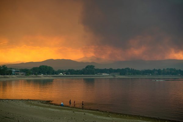 Troublesome Fire at Horsetooth Reservoir