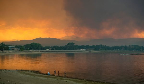 Troublesome Fire at Horsetooth Reservoir