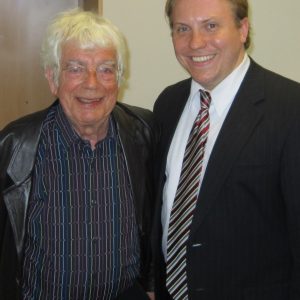 Helmuth Rilling pictured with Gene Stenger