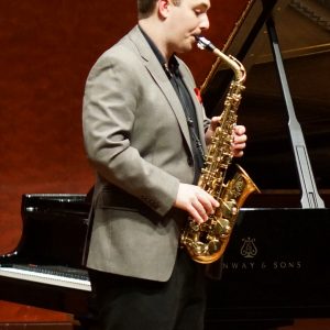 Van Scoyk playing saxophone Promotional Photo