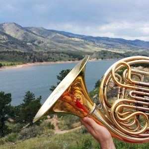 French Horn at pictured at Horsetooth Mountain