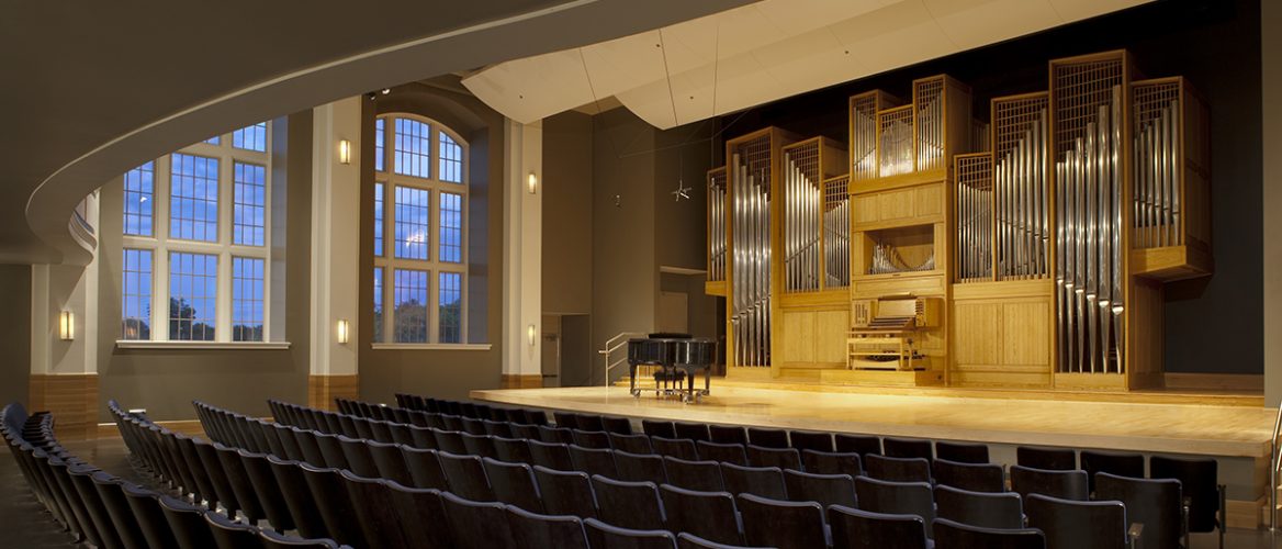 Organ Recital Hall pictured