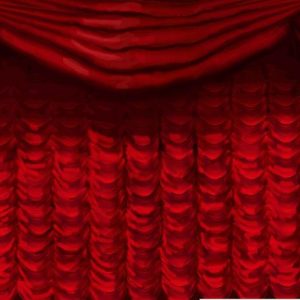 Red Proscenium Curtain