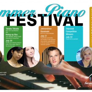 Summer Piano festival promotional poster