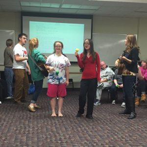 Music Therapy session pictured