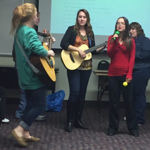 Music Therapy session pictured