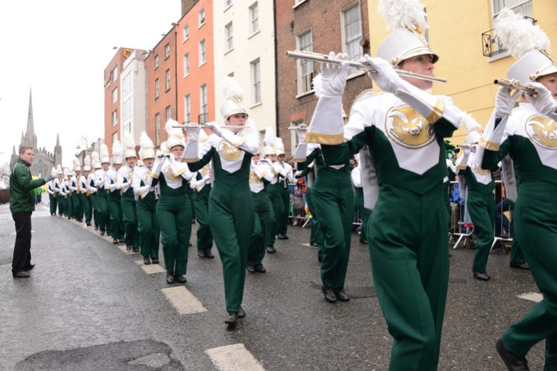 Marching in the St. Pakrick's Parade in Dublin_web Music