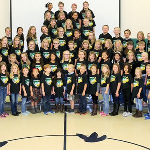 Zach Elementary 2016 Choir group photo