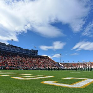 CSU football field ground level photo
