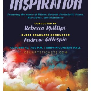 CSU Wind Symphony 2017 State of Inspiration promotional poster