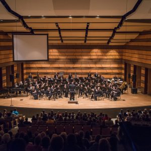 The CSU Symphonic Band, conducted by Dr. Richard Frey