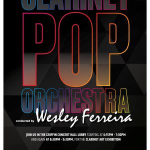 CSU Clarinet Studio 2018 Clarinet Pop promotional poster