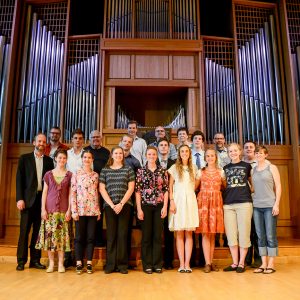 2016 Organ Week students group photo