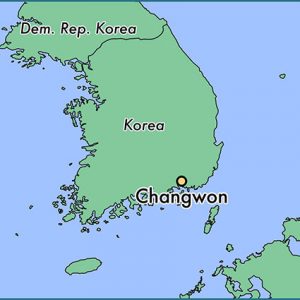 Map of South Korea