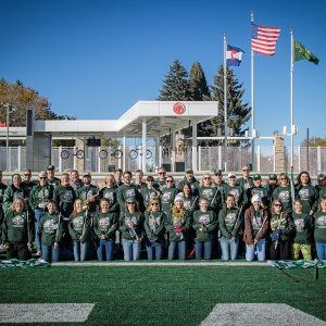 CSU Marching Band and Alumni Band 2017 group photo