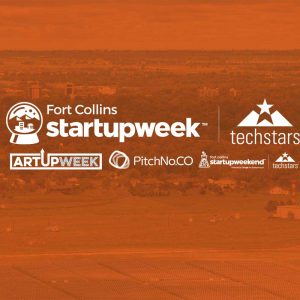 Fort Collins startupweek with sponsor logos