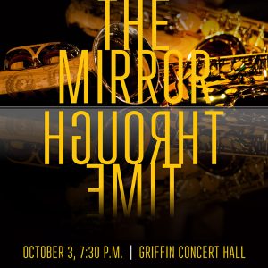 CSU Jazz Ensemble 2019 the Mirror Through Time promotional poster