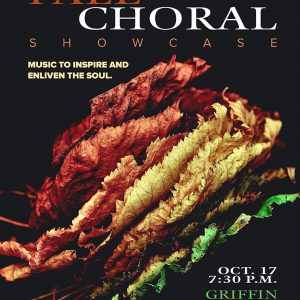 Fall Choral Showcase 2019 promotional poster