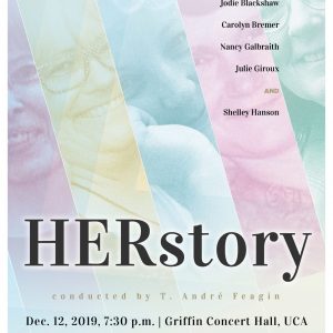 CSU Symphonic Band 2019 HERstory production poster