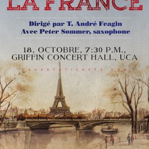 CSU Symphonic Band 2019 LA France promotional poster