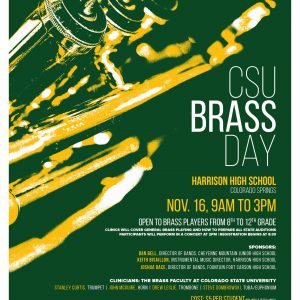 2019 CSU Brass Day promotional flyer
