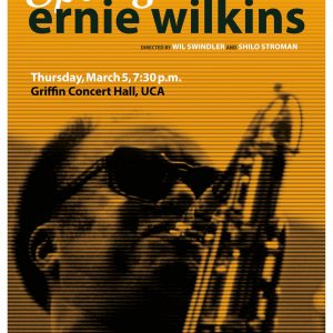 CSU Jazz Ensembles 2020 Spotlight on Ernie Wilkins promotional poster