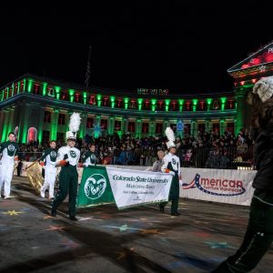 CSU Marching Band at the Parade of Lights