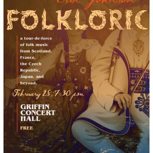 CSU Concert Band 2020 Folkloric Concert Promotional Poster