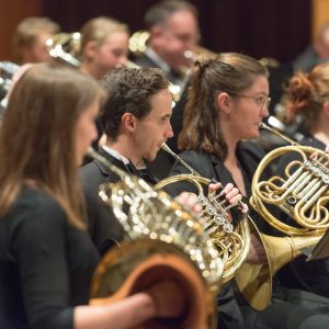 Promotional Photo of Wind Symphony playing