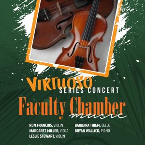 Faculty Chamber Music Fall 2020 promotional poster