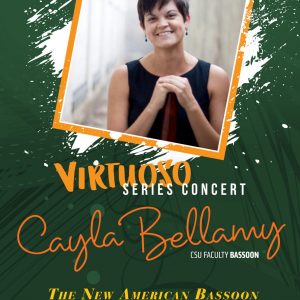 Cayla Bellamy Virtuoso Series promotional flyer