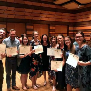 Kodaly 2020 Summer Session Students pictured