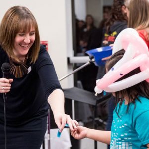 Whitney Stuberg pictured at El Sistema event